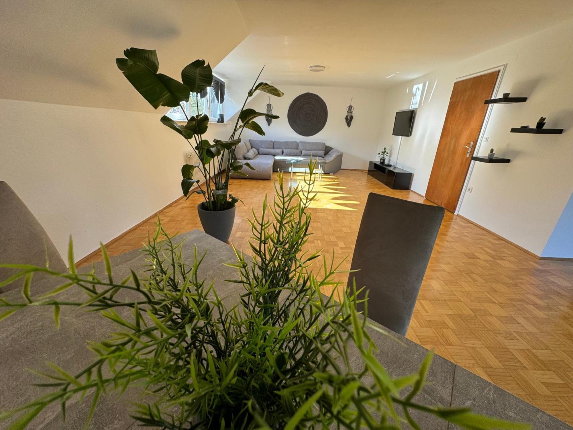Fewo Boho 110 Qm Mit Bergblick 3 Min Bahnhof Apartment Лауфен Екстериор снимка